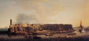 Dominic Serres The British Fleet entering Havana,21 August 1762 oil painting picture wholesale